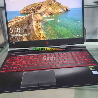 HP Omen  gaming laptop Intel core i7  8th generation with Octa-core  processor 16GB DDR4 
